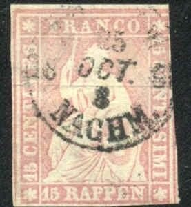 Switzerland 33 Fine Used cv $350