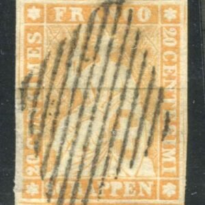 Switzerland 34 VF - Beautiful with Tiny Flaws, Thin Emergency Paper cv $275