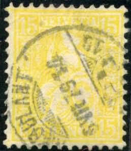 Switzerland 54 Used VF cv $45