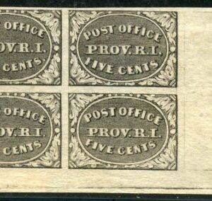 US 10x1 Early Classics LH Block VF - XF Corner Block