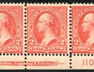 US 279B Bureau & Regular Issues F - VF NH/LH Center Stamp cv $85