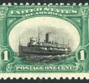 US 294 Early Commemoratives Ave - F NH "Sunken Ship" Shift Down