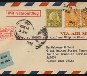 US 1930 "Bremen" Catapult to French Indochina