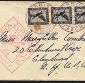 Germany 1932 DO-X Red Flight Cachet