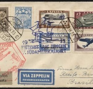 Latvia 1933 7th South America Flight