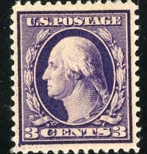 US 376 Washington / Franklin XF - Sup Hinged, Deep Rich Color