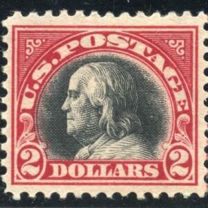 US 547 Washington / Franklin F - VF LH cv 125.00