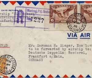 Canada 1936 2nd North American Hindenburg Flight