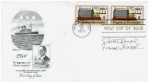 US 1500 FDC Signed by the designers, Walter & Naiad Einsel