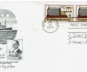US 1500 FDC Signed by the designers, Walter & Naiad Einsel