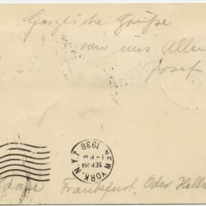 Luxembourg / Germany 1936 9th North American Flight Card