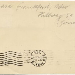 Luxembourg 1936 10th South American Flight Card