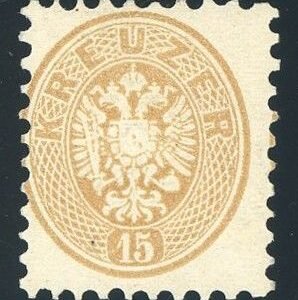 Austria 26 Fine Hinged, Michel 34, with Certificate