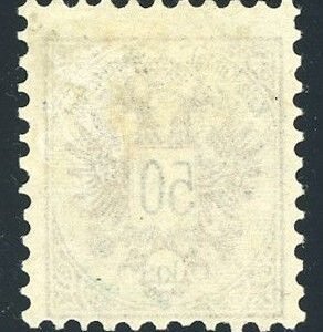 Austria 46 Fine Hinged, Perf "B", no wmk
