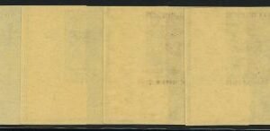 Austria B185a - B188a VF - XF NH Renner Sheet Singles cv $260