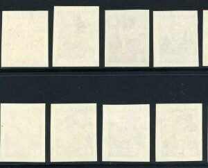 Austria 354 - 365 VF - XF NH Imperfs, Costume set