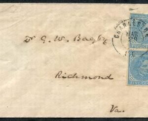 US CSA 7 Cover VF Vertical Pair - Charleston, SC to Richmond, VA VF