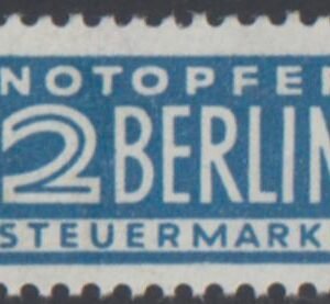 German Allied Occupation - Compulsory Tax Stamps Mi 84 NH