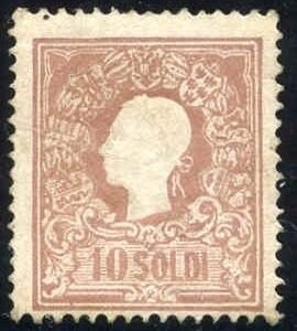 Austria - Lombardy - Venetia 11a F - VF Expertly Regummed to Look NH cv $1,500 with OG