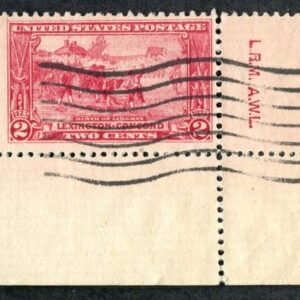 US 618 Used Engravers Initials LR