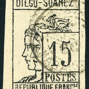 French Area : Diego-Suarez, Madagascar 8 VF Used
