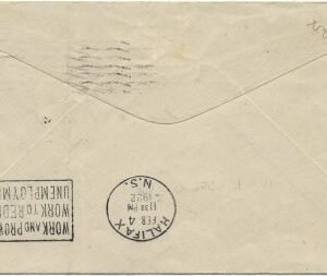 Newfoundland 1921 Early Airmail Cover with C3