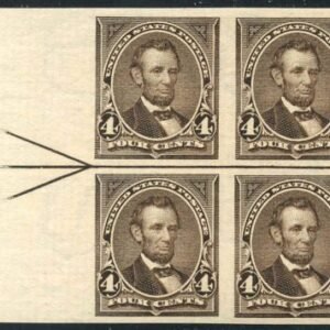 US 269 P5 Bureau & Regular Issues Mint LH Imperf Arrow Block with OG cv $700++