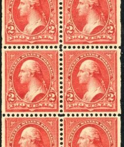 US 279Bk Bureau & Regular Issues F - VF LH with plate number 1368 cv $1,350