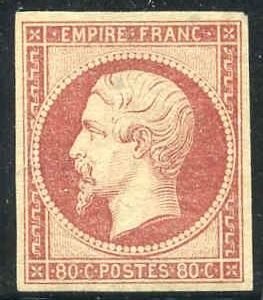 France 19 LH Mint 4 margin Signed Brun + Roumet; cv $3,600