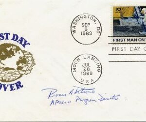 US C76 on FDC Signed by Apollo Project Director, R. A. Petrone