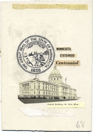 INV-12097itExt_a9a9b4a4-8156-404d-b751-61ffcf2dde28 Kolor Kover Artwork 1106 Minnesota Statehood, with Proof