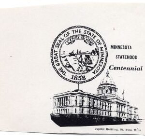 Kolor Kover Artwork 1106 Minnesota Statehood, with Proof
