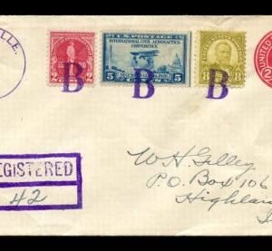 US Illinois, Braceville 560, 650, 688, U429 Fancy Cancel Cover, Solid "B" Cancel