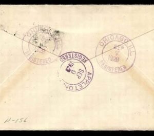 US Illinois, Chicago 556, 563, 657 Fancy Cancel Cover, "R" in Circle