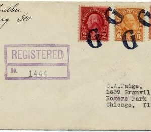 US Illinois, Galesburg 554, 558, 561 Fancy Cancel Cover