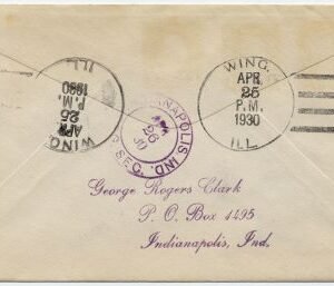 US Illinois, Wing 632, 634, 642, 651 Fancy Cancel Cover