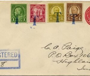 US Illinois, Teheran 632, 640, 683, 685, U429  Fancy Cancel Cover