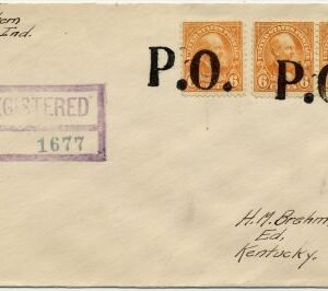 US Indiana, Wabash 638 Fancy Cancel Cover