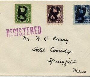 US Massachusetts, Great Barrington 632, 635, 637, 640 Fancy Cancel Cover
