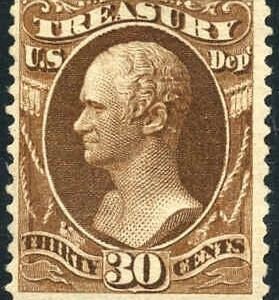 US O112 Officials F - VF Mint Unused Tiny Thin Spot PSAG Cert cv 875.00