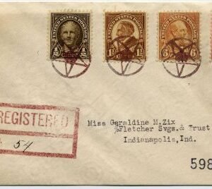 US Kentucky, Ed 551, 633, 638, 641 Fancy Cancel Cover, Star in Circle