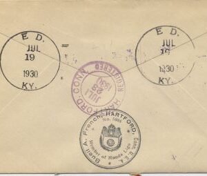 US Kentucky, Ed 551, 628, 633, 643, 654, 657, 688 Fancy Cancel Cover, Ed in Box