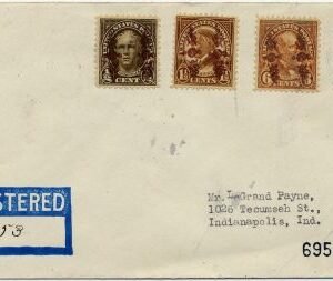 US Kentucky, Ed 551, 633, 638, 641 Fancy Cancel Cover, Ornate