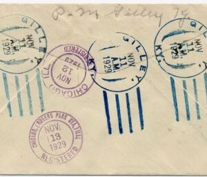 US Kentucky, Gilley 563, 645, 684 Fancy Cancel Cover