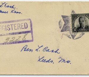 US Nevada, Las Vegas 623 Fancy Cancel Cover, 6-sided Star