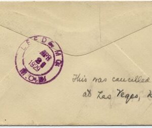 US Nevada, Las Vegas 623 Fancy Cancel Cover, 6-sided Star
