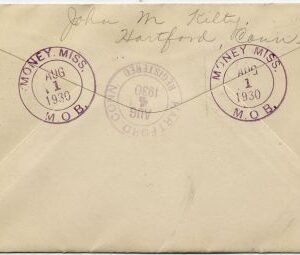 US Mississippi, Money 628, 644, 651, 683 Fancy Cancel Cover