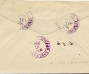 US Michigan, Sandusky 637, 642, U429 Fancy Cancel Cover