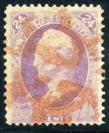 INV-12406itExt_d4ffdfff-bedc-4e0d-8732-7949d4d71999 US 153 Bank Notes Used S-O-N Red Fancy Cancel - Beautiful cv $245