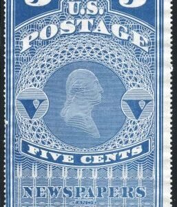 US PR5 Newspapers Mint Fine cv 225.00